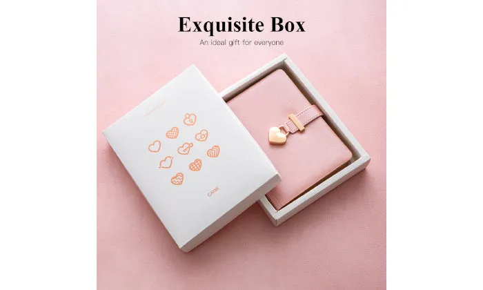 Heart Shaped Lock Diary