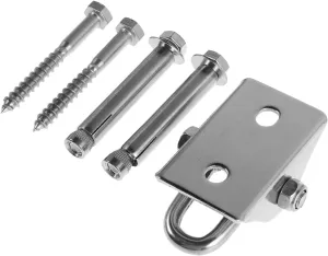 Heavy Duty Swing Hangers Set 360° Stainless Steel Swivel Ceiling Hooks for Hammock Swing Chair Mounting