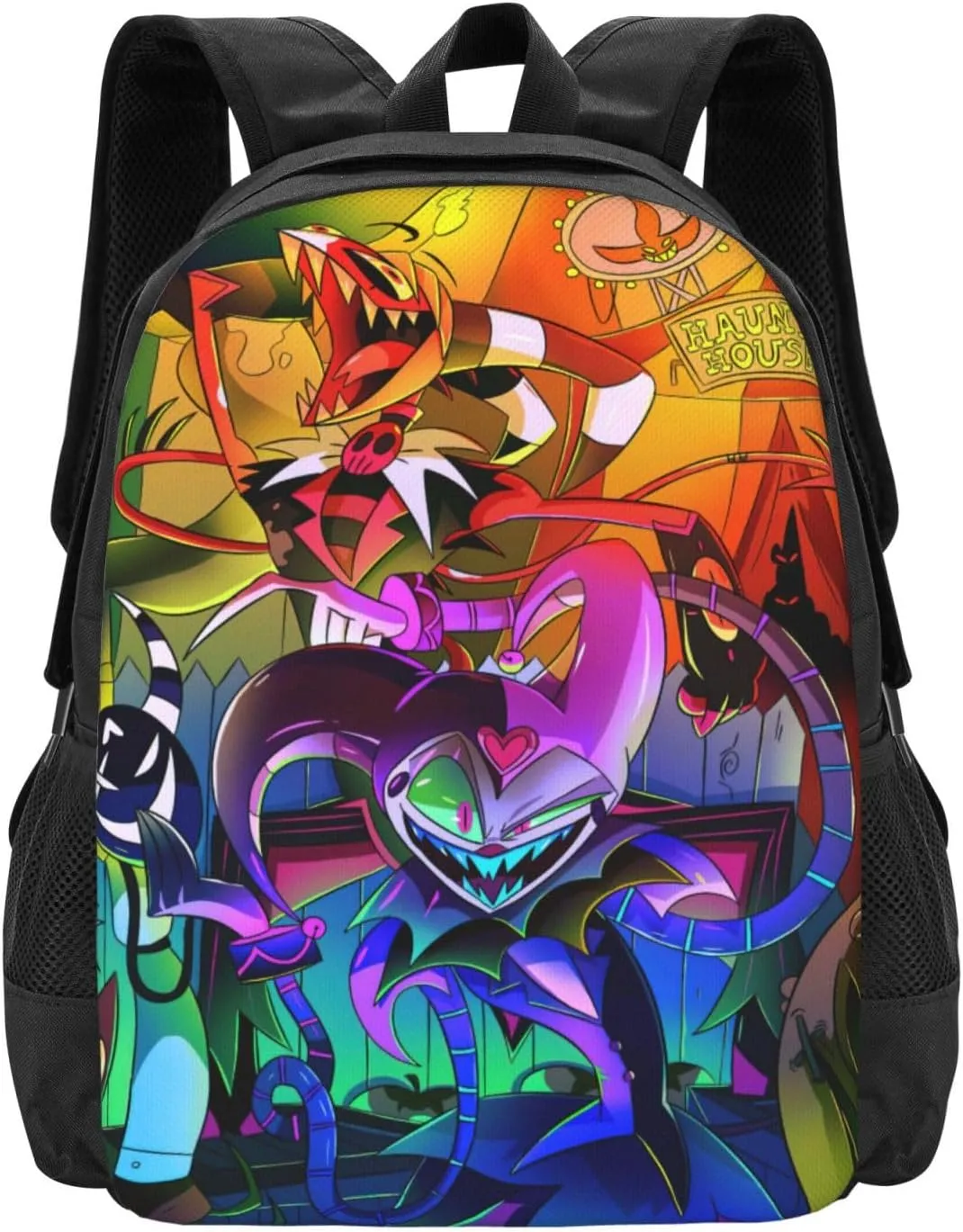 Helluva Comedy Boss Laptop Backpack Gym Bags Work Rucksack Cool Travel Bags Unisex Adult Casual Daypack for Fitness Notebook Bag