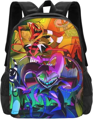 Helluva Comedy Boss Laptop Backpack Gym Bags Work Rucksack Cool Travel Bags Unisex Adult Casual Daypack for Fitness Notebook Bag