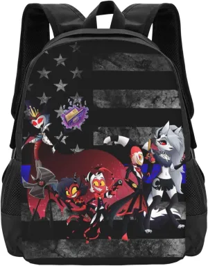 Helluva Comedy Boss Laptop Backpack Sport Bags Work Rucksack Portable Travel Bags Unisex Adult Casual Daypack for Office Computer Bag