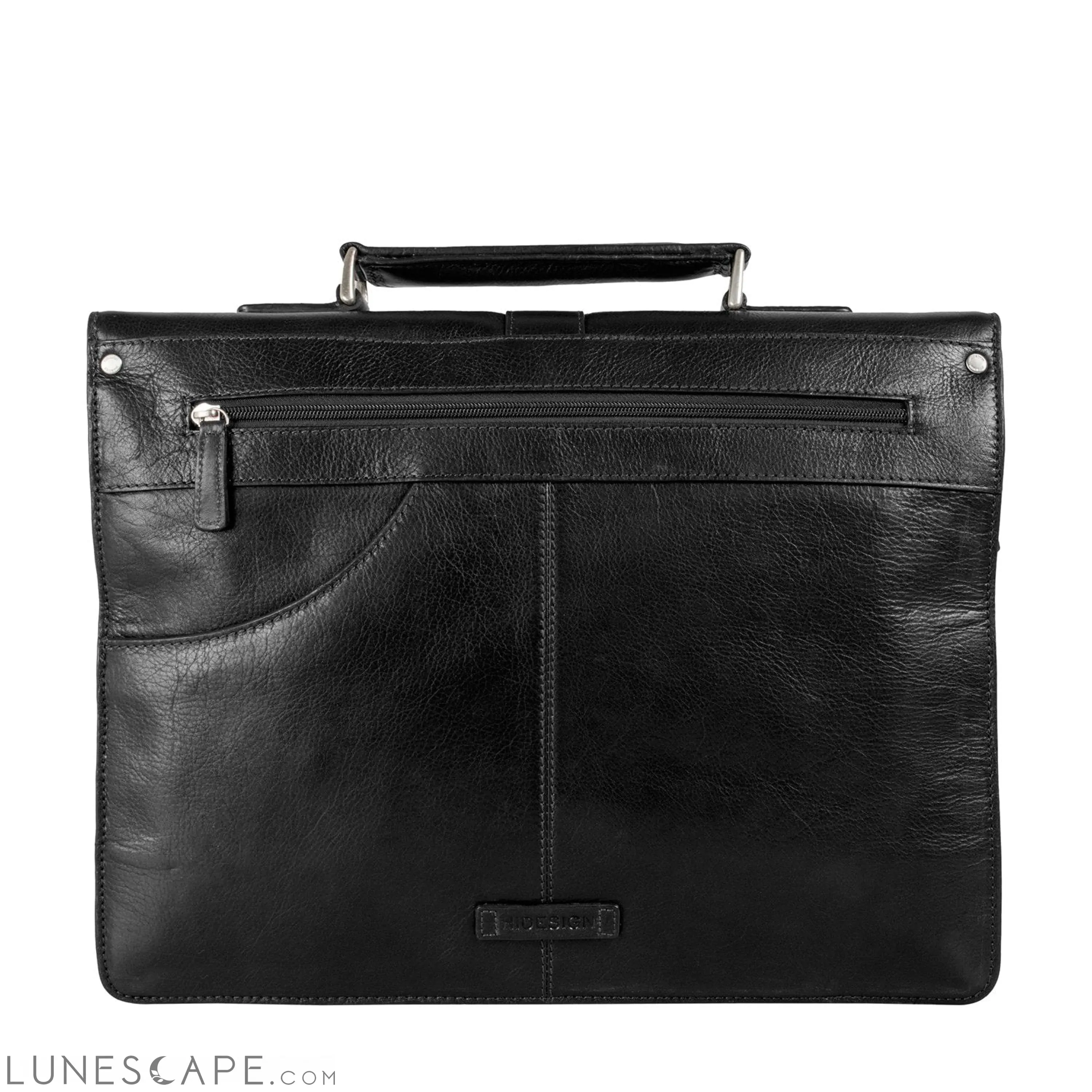 Hudson Men's Large Leather Briefcase