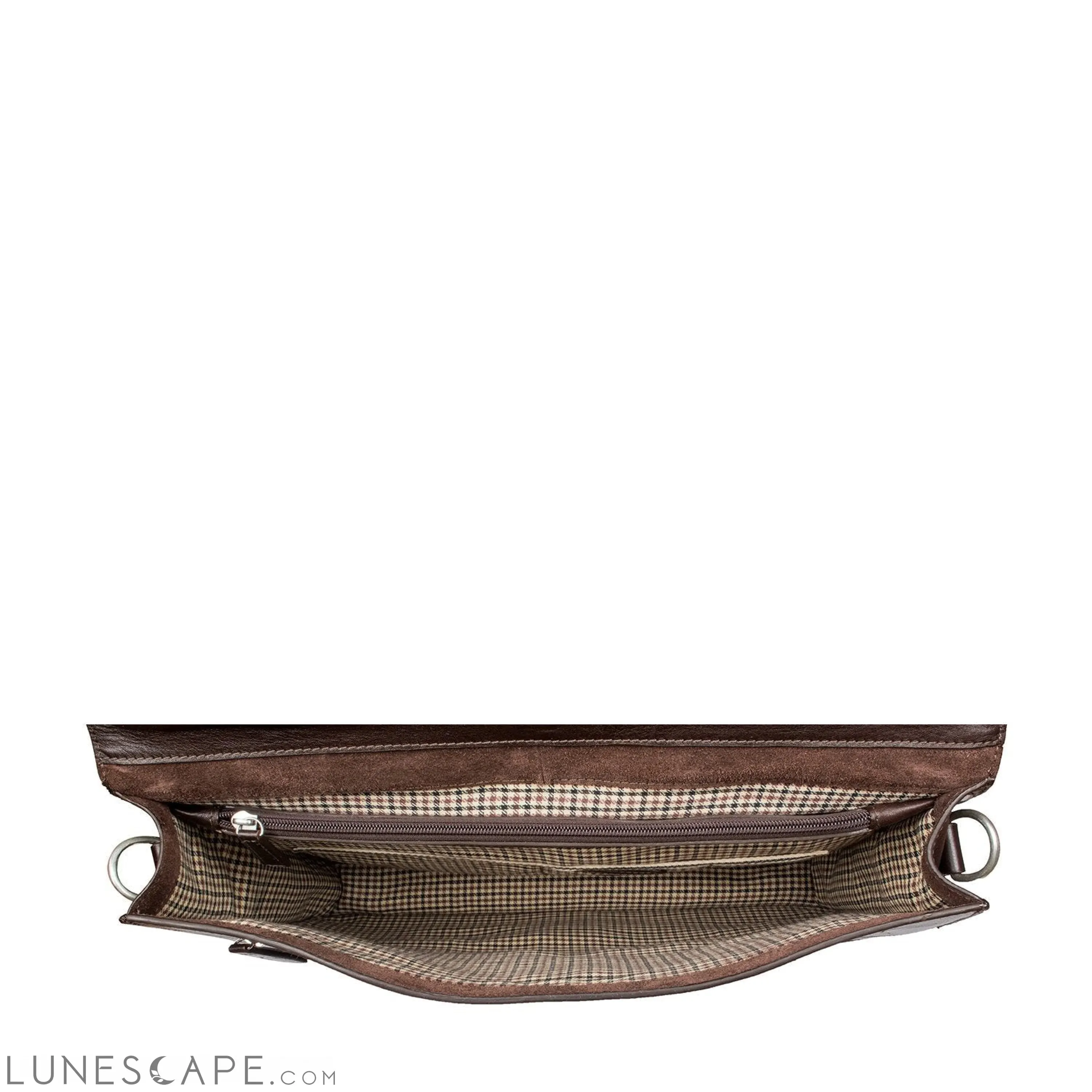 Hudson Men's Large Leather Briefcase