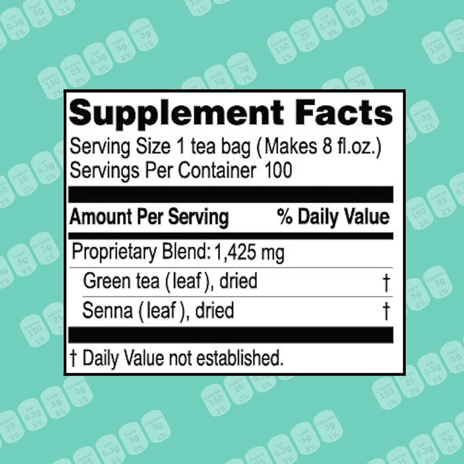 Hyleys Slim Tea 9 Flavor Assortment 100 Ct - Weight Loss Herbal Supplement Cleanse and Detox - 100 Tea Bags (1 Pack)