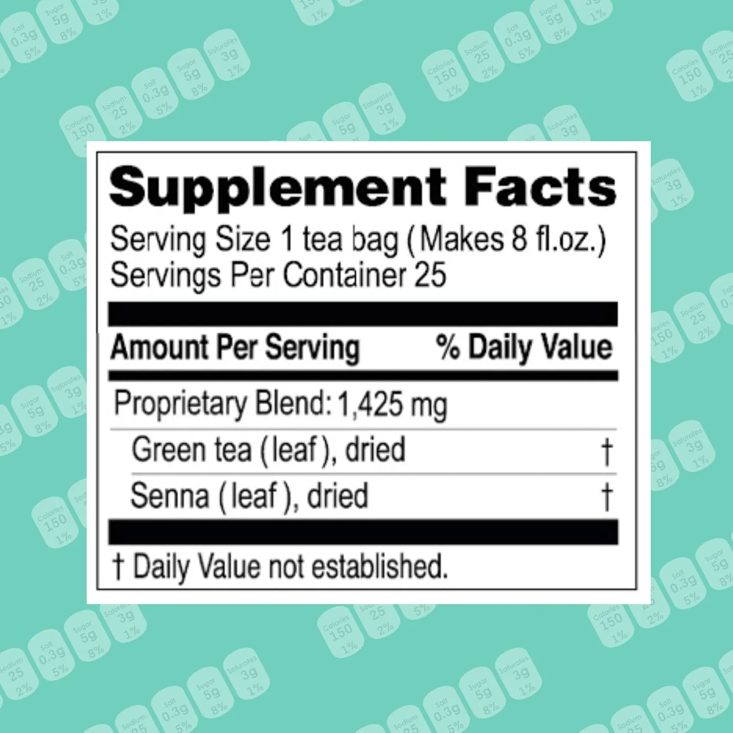 Hyleys Slim Tea Mango Flavor - Weight Loss Herbal Supplement Cleanse and Detox - 25 Tea Bags (12 Pack)