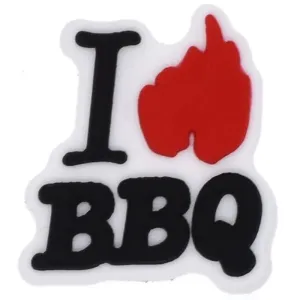 I Love Bbq Shoe Charm