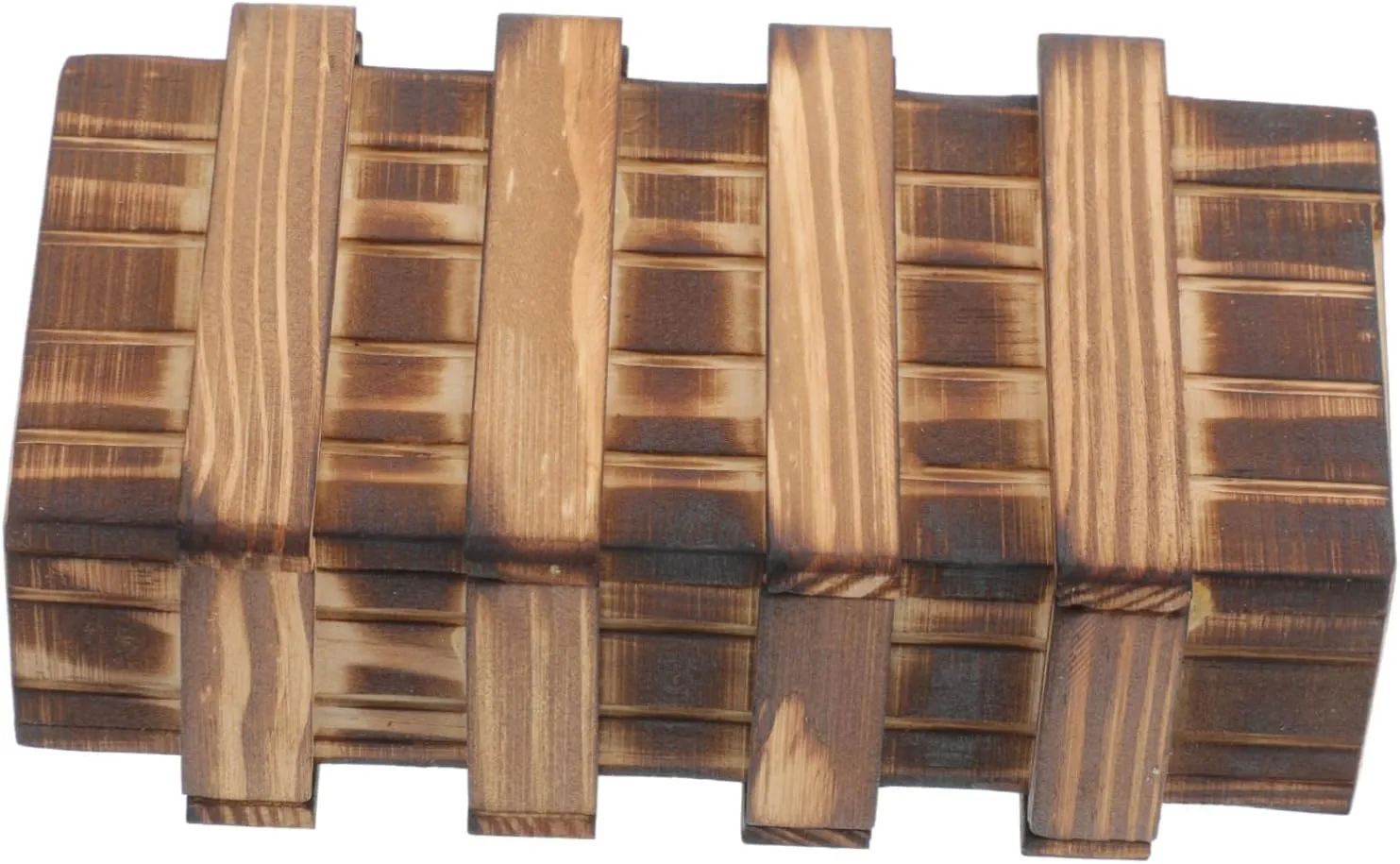 IMIKEYA Wooden Storage Puzzle Hidden Compartment Locking Cash for Travel Home Decor Key Holder Money Safe