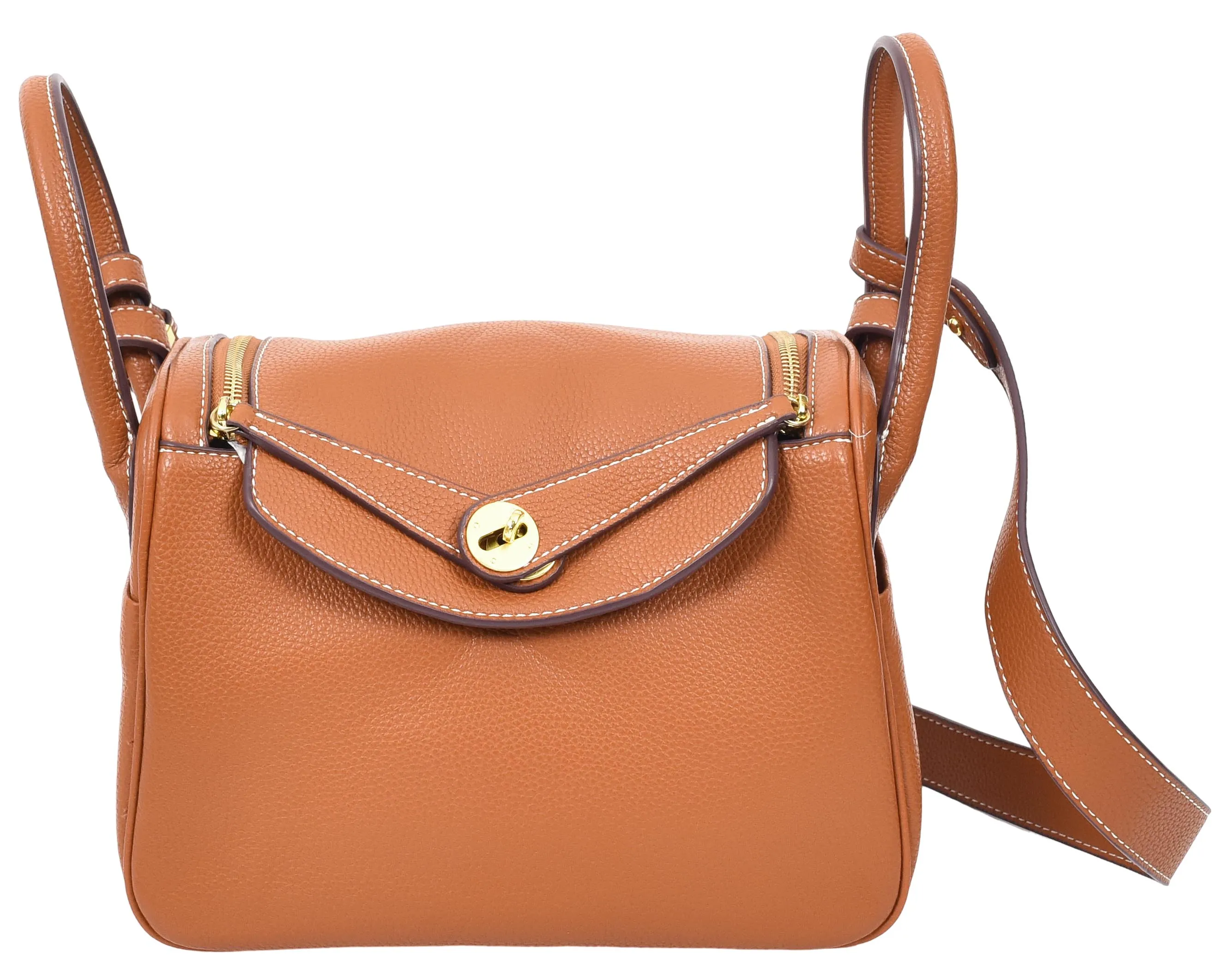 Iqaluit Women's Faux Leather Large Shoulder Strap Bag Brown