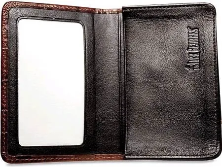 Jack Georges Croco Collection Business Card Holder