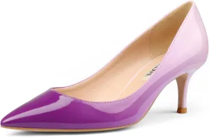 JOY IN LOVE Women's Shoes Low Heels Pointy Toe Kitten Heel Daily Pumps