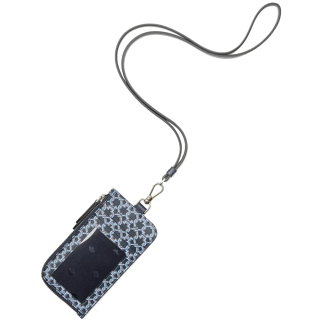 Kate Spade Spade Link Card Case Lanyard in Blue Multi