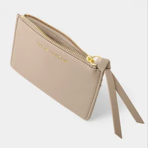 Katie Loxton Light Taupe Hallie Coin & Card Holder