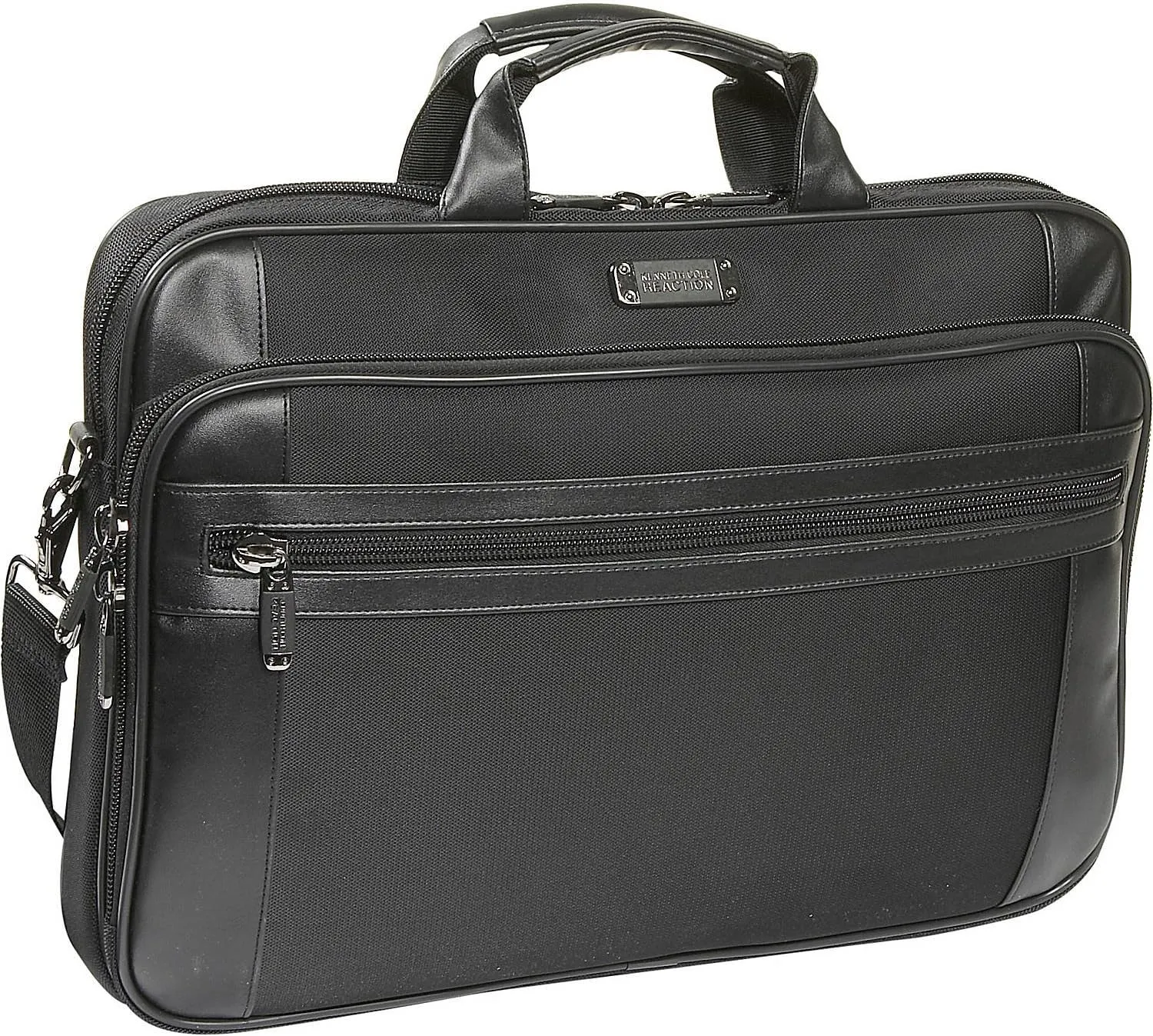 Kenneth Cole REACTION Urban Slim 15.6" to 18.4" Laptop & Tablet Business Travel Computer Bags, Black