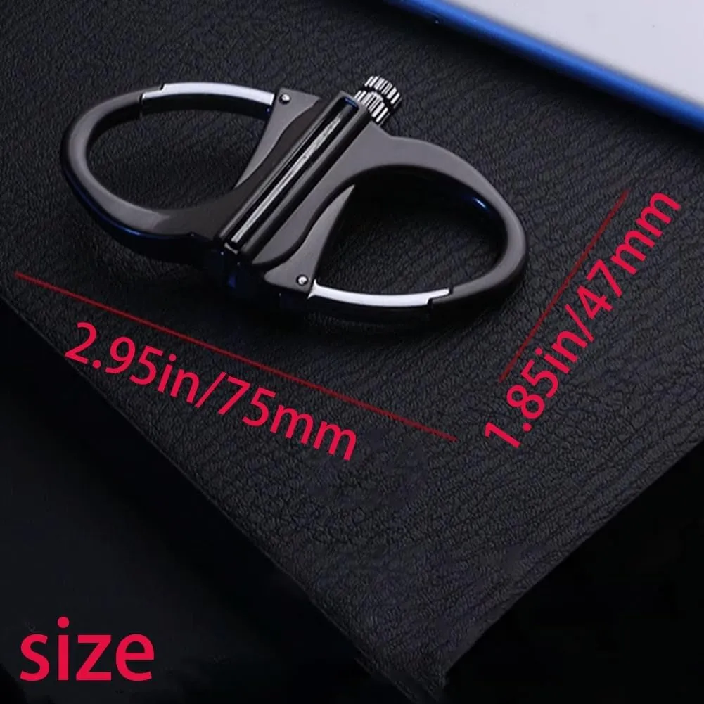 Keychain Lighter, Outdoor Portable Metal Keychain Lighter, Novelty Mini Lighters Key Chain for Outdoor Car and Home Emergency Life Saving Equipment(3pcs Gray)
