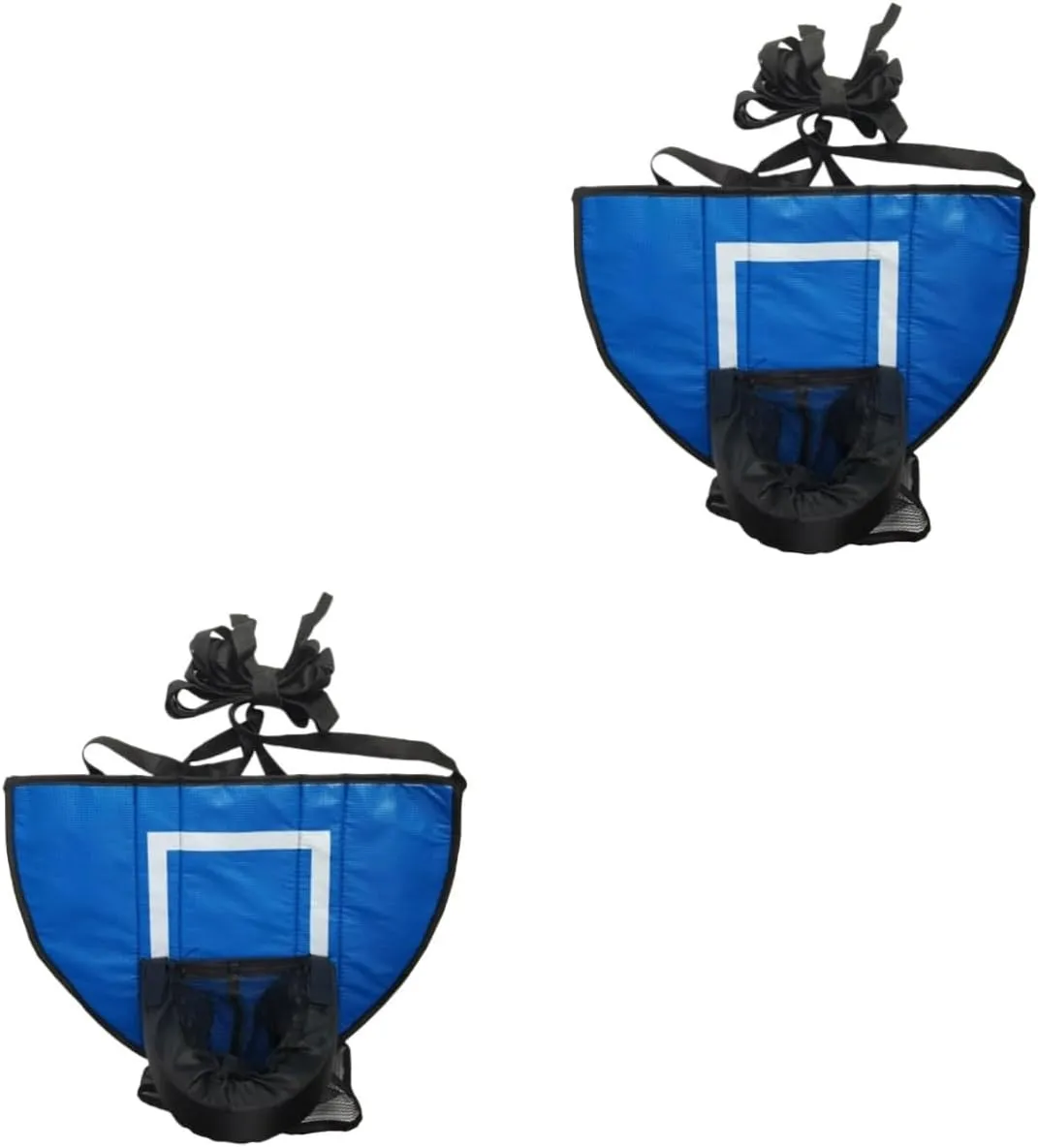 Kisangel 2pcs Basketball Hoop Attachment Trampoline Basketball Frame Indoor Holder PVC Fun Boys and Girls Toy