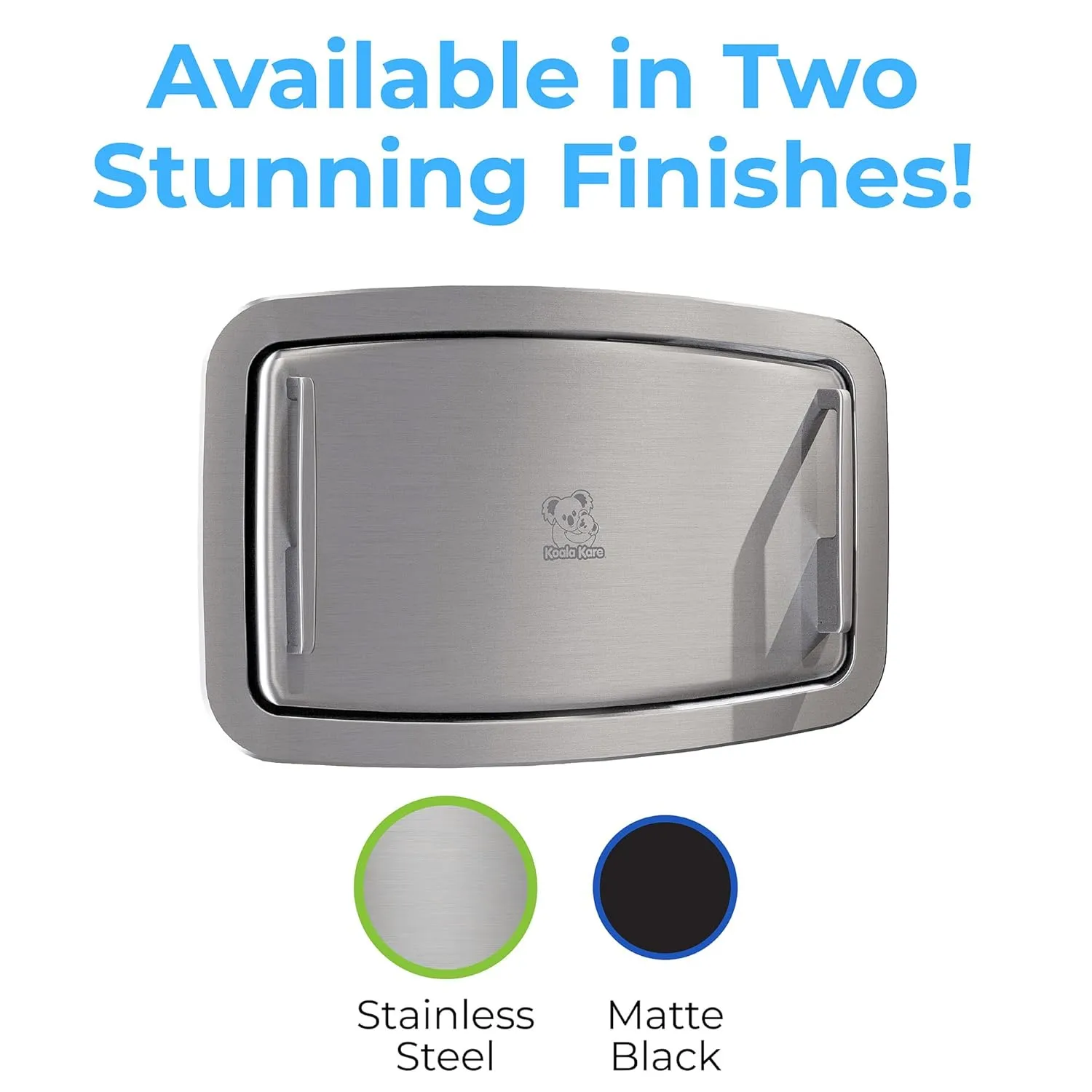 Koala Kare Baby Changing Station Horizontal Recessed-Mounted, Model KB310-SSRE (Stainless Steel)