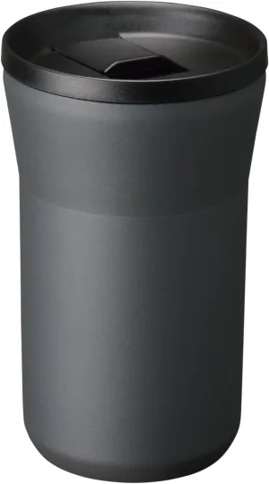 KYOCERA 12 oz Ceramic Coated Tumbler with Lid - Dark Gray