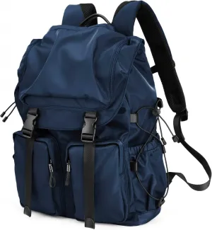 Laptop Backpack for Men & Women, Functional Stylish Vintage Backpack, 30L Waterproof College Work Commuter Travel Backpack Fits 15.6 Inch Tablet, Notebook (Blue)