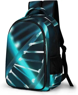 Laptop Backpack,Science Gene Strand Print Travel Backpacks,business Work Bag Suitable for Work,travel,business Trips,etc