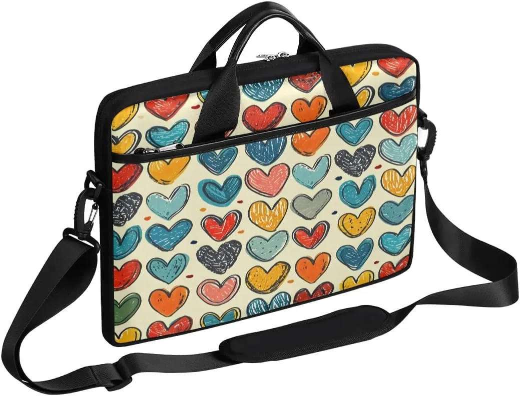 Laptop Shoulder Bag for 13-15 Inch Waterproof Laptop Sleeve Case Bag Slim Computer Carry Case Computer Cases for Laptops