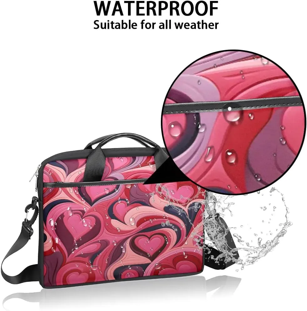 Laptop Shoulder Bag for 13-15 Inch Waterproof Laptop Sleeve Case Bag Slim Computer Carry Case Computer Cases for Laptops