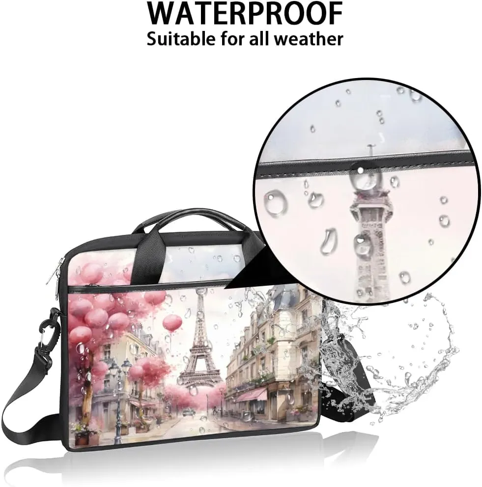Laptop Shoulder Bag for 13-15 Inch Waterproof Laptop Sleeve Case Bag Slim Computer Carry Case Computer Cases for Laptops