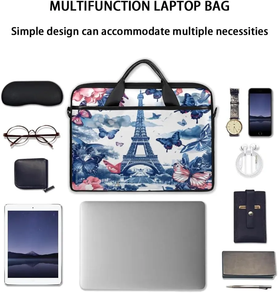 Laptop Shoulder Bag for 13-15 Inch Waterproof Laptop Sleeve Case Bag Slim Computer Carry Case Computer Cases for Laptops