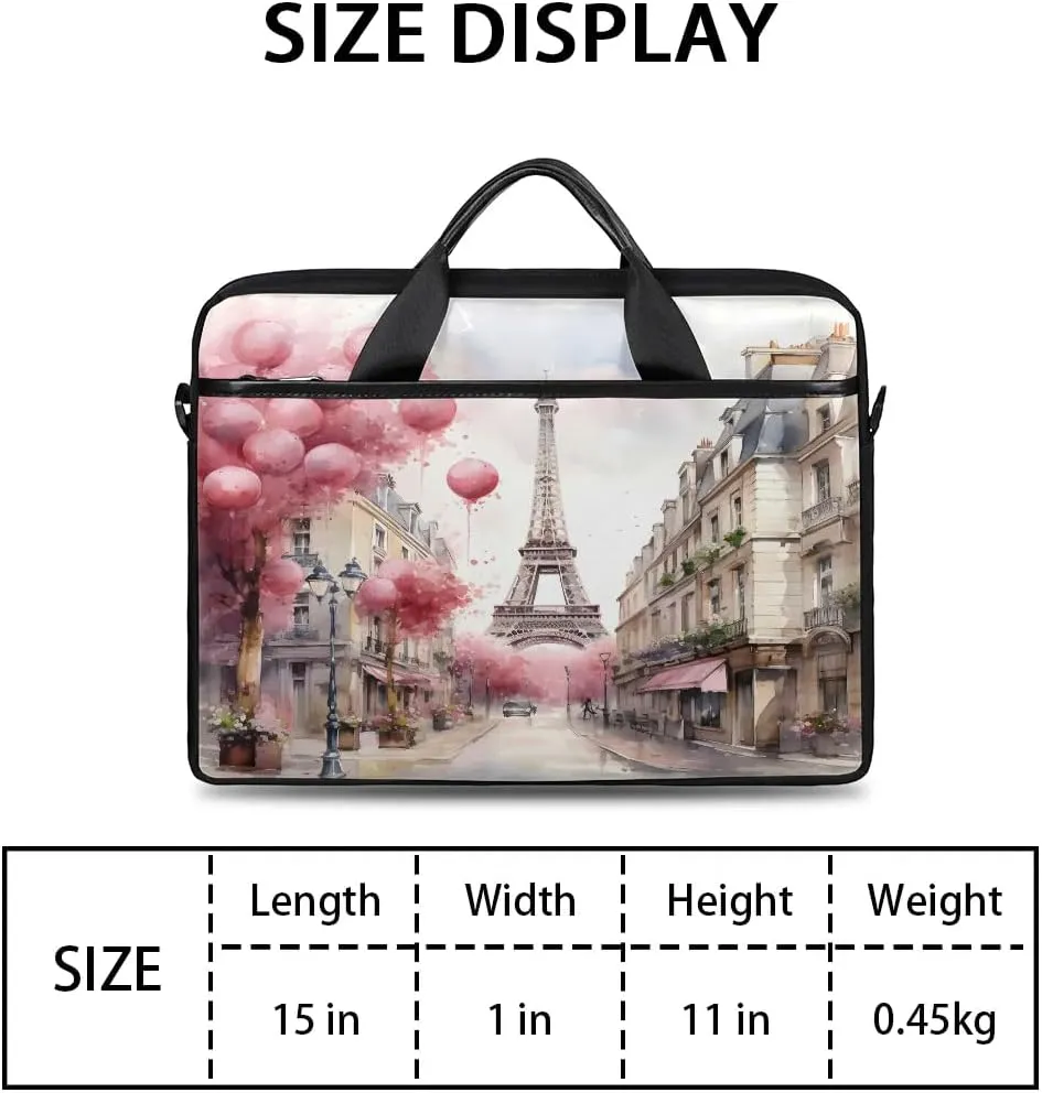 Laptop Shoulder Bag for 13-15 Inch Waterproof Laptop Sleeve Case Bag Slim Computer Carry Case Computer Cases for Laptops