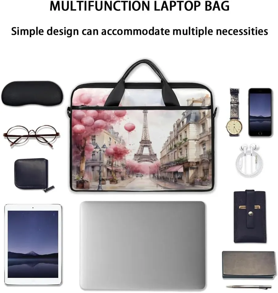 Laptop Shoulder Bag for 13-15 Inch Waterproof Laptop Sleeve Case Bag Slim Computer Carry Case Computer Cases for Laptops