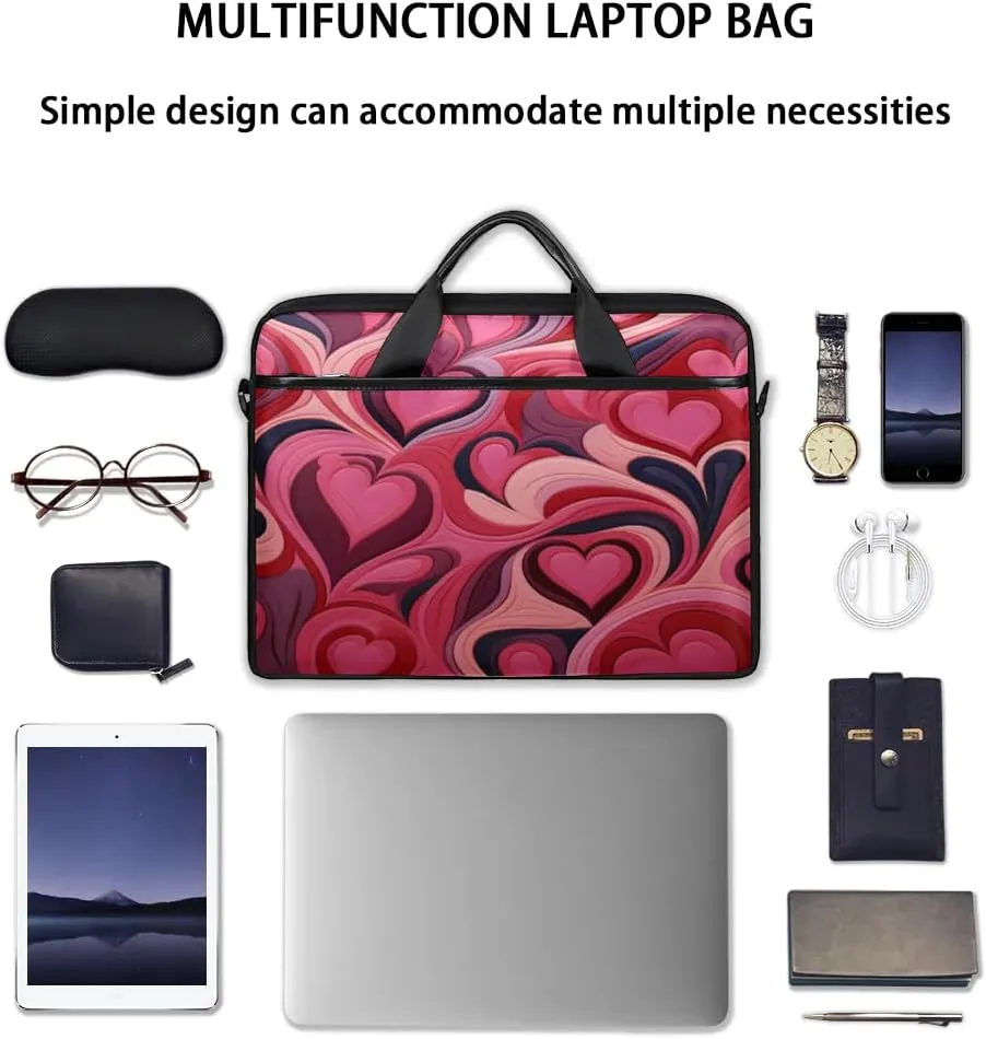 Laptop Shoulder Bag for 13-15 Inch Waterproof Laptop Sleeve Case Bag Slim Computer Carry Case Computer Cases for Laptops