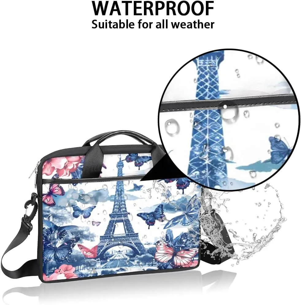 Laptop Shoulder Bag for 13-15 Inch Waterproof Laptop Sleeve Case Bag Slim Computer Carry Case Computer Cases for Laptops