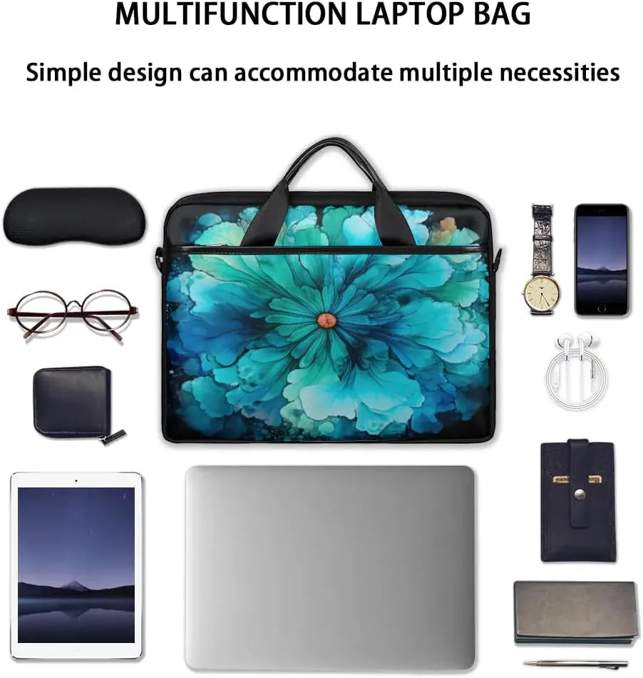 Laptop Shoulder Bag for 13-15 Inch Waterproof Laptop Sleeve Case Bag Slim Computer Carry Case Computer Cases for Laptops