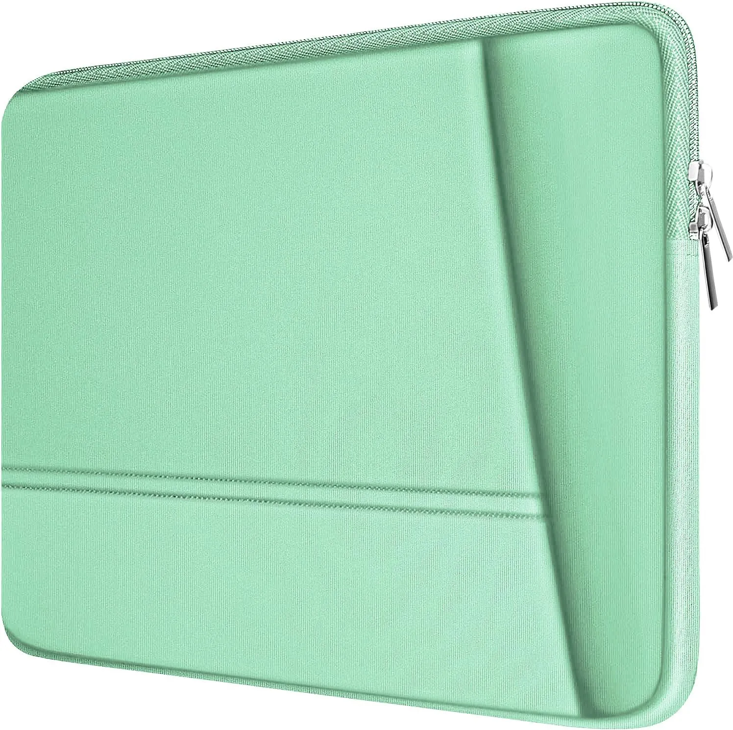 Laptop Sleeve Case 15.6 inch, Sturdy Portable Monitor Computer Laptop Case, Carrying Sleeve Bag 15.6'' with Pockets for MacBook PC Mac HP Lenovo Dell Asus Xbox Switch, Light Blue