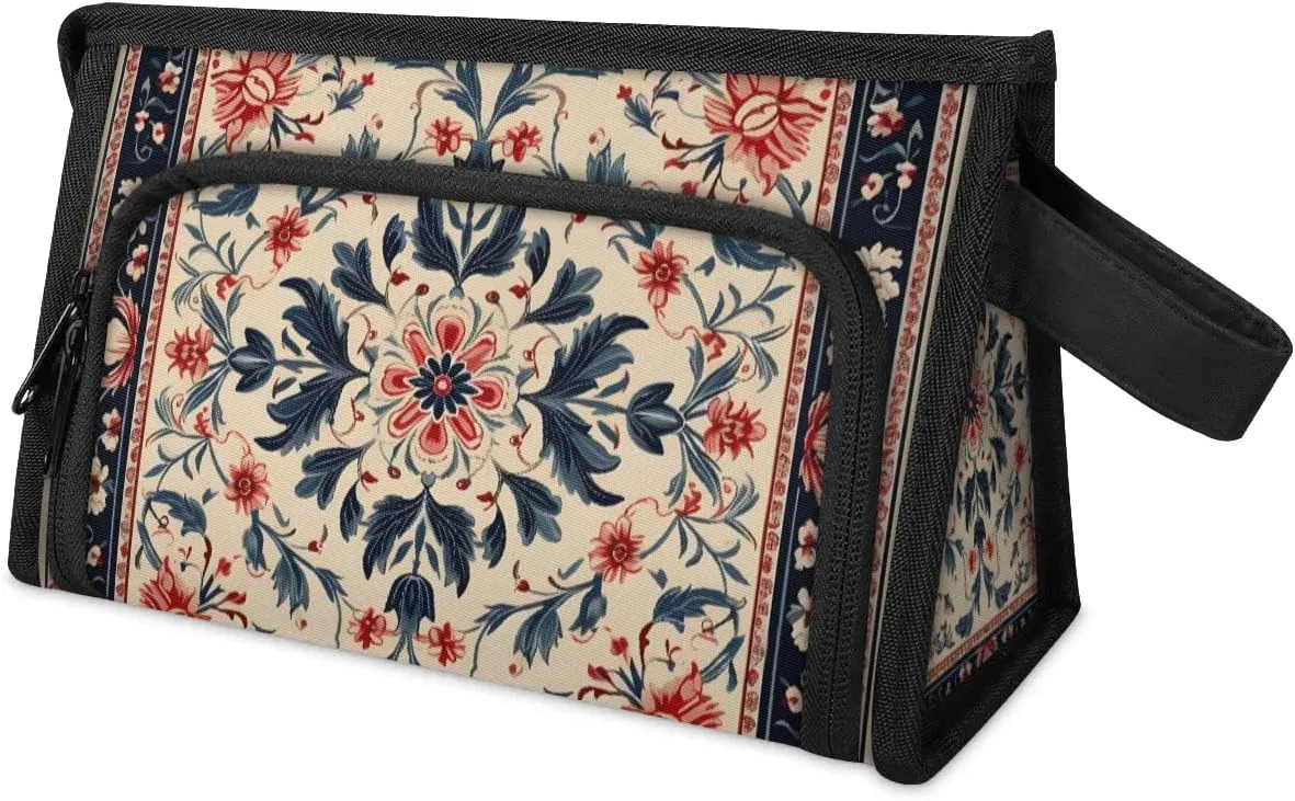 Large Capacity Pencil Case Pouch, Ritual Aztec Portable Zipper Pencil Cases Pencil Bag Office Stationery Bag Makeup Bag Desk Organizer for Women Men