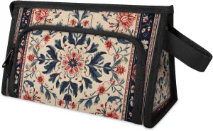 Large Capacity Pencil Case Pouch, Ritual Aztec Portable Zipper Pencil Cases Pencil Bag Office Stationery Bag Makeup Bag Desk Organizer for Women Men