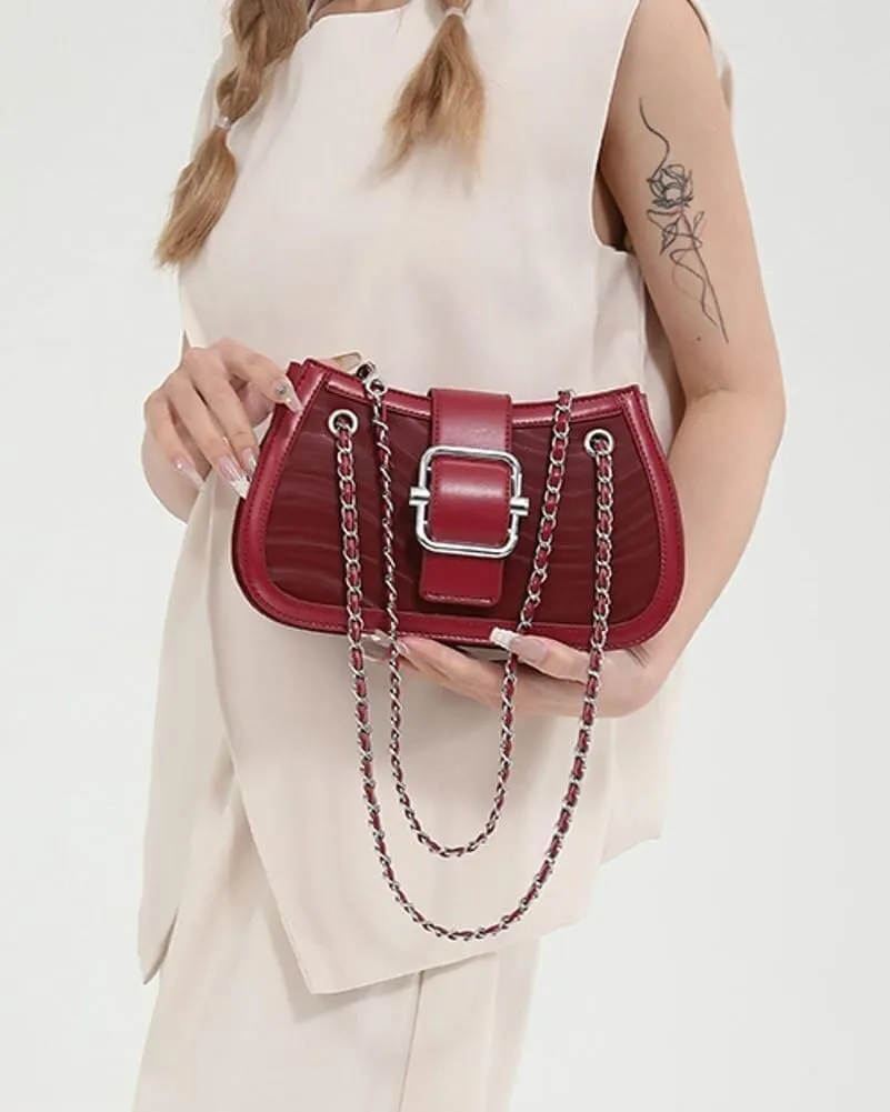Leather Trendy Shoulder & Crossbody Hobo Tote Handbag for Women Top Handle Satchel Purse