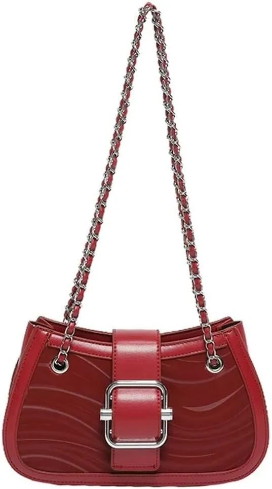 Leather Trendy Shoulder & Crossbody Hobo Tote Handbag for Women Top Handle Satchel Purse
