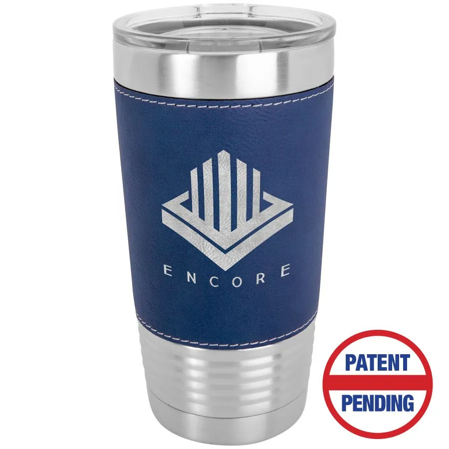 Leatherette Tumbler with Lid