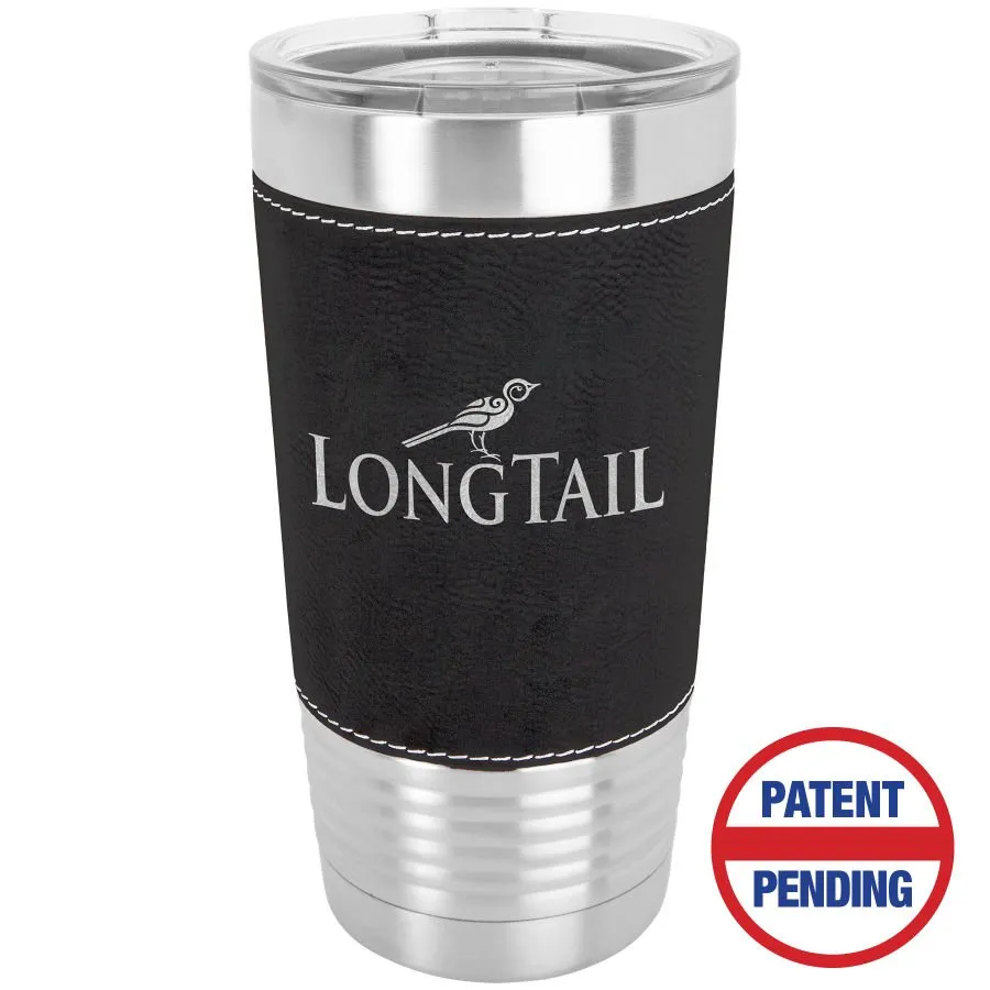 Leatherette Tumbler with Lid