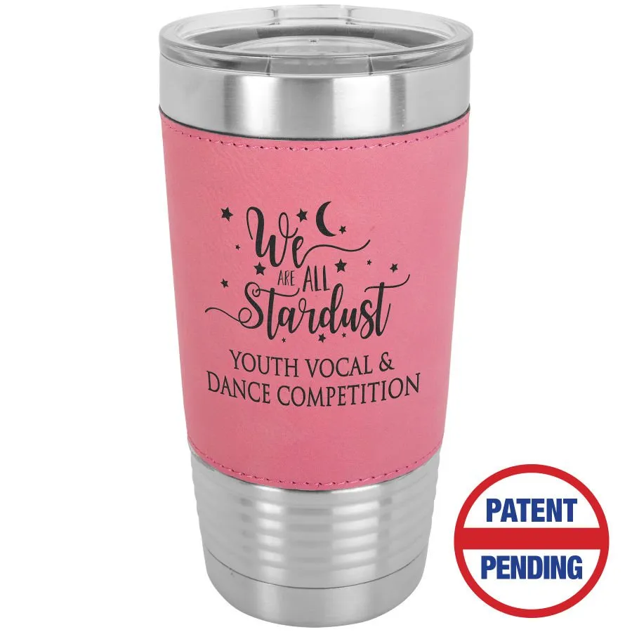 Leatherette Tumbler with Lid