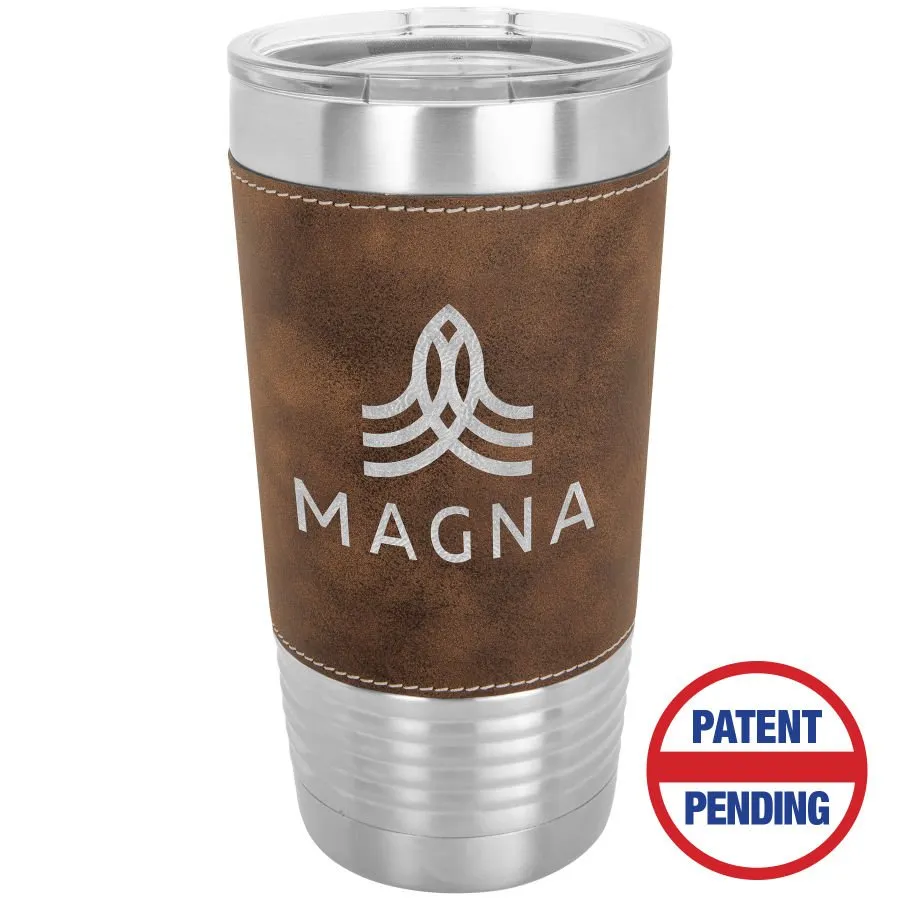Leatherette Tumbler with Lid