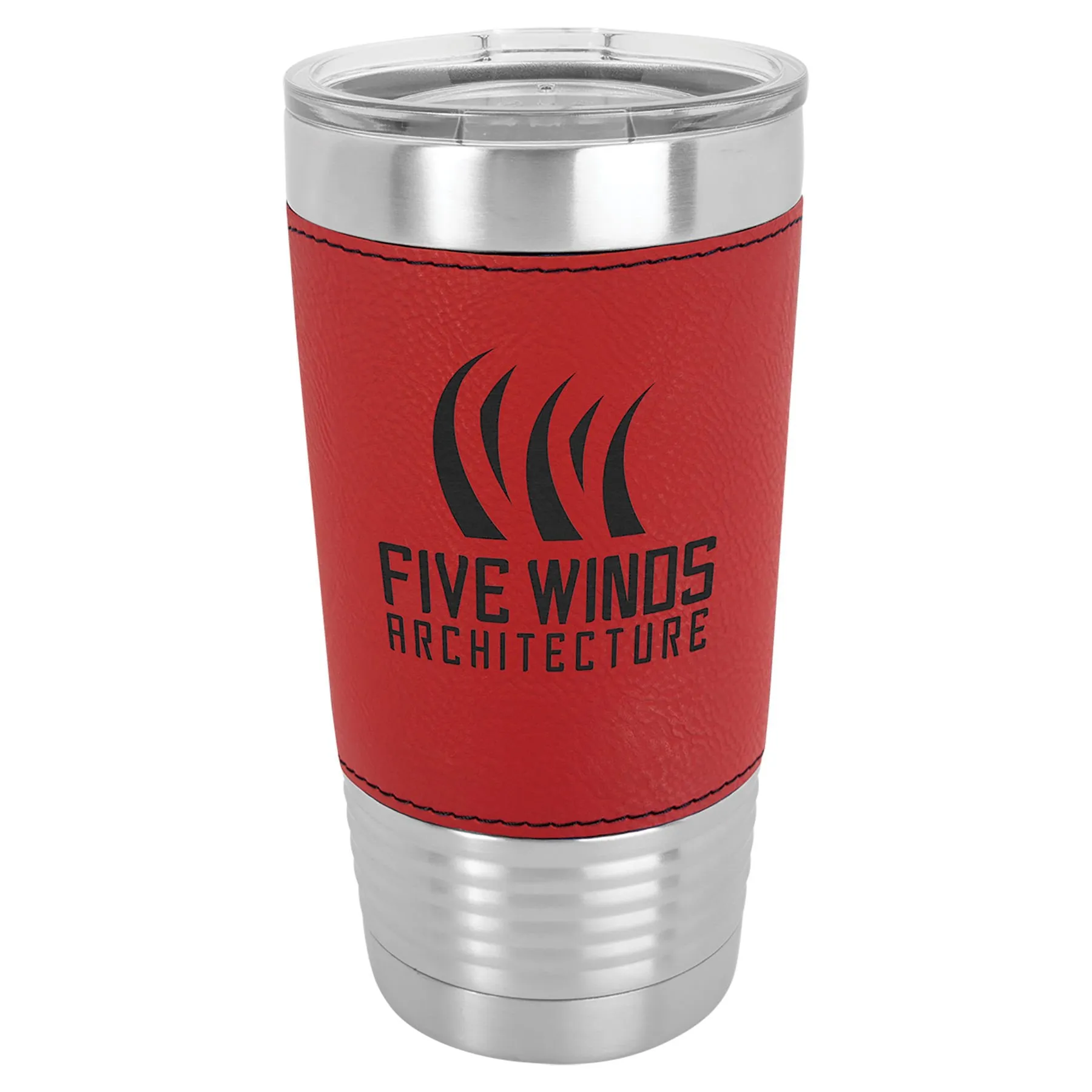 Leatherette Tumbler with Lid