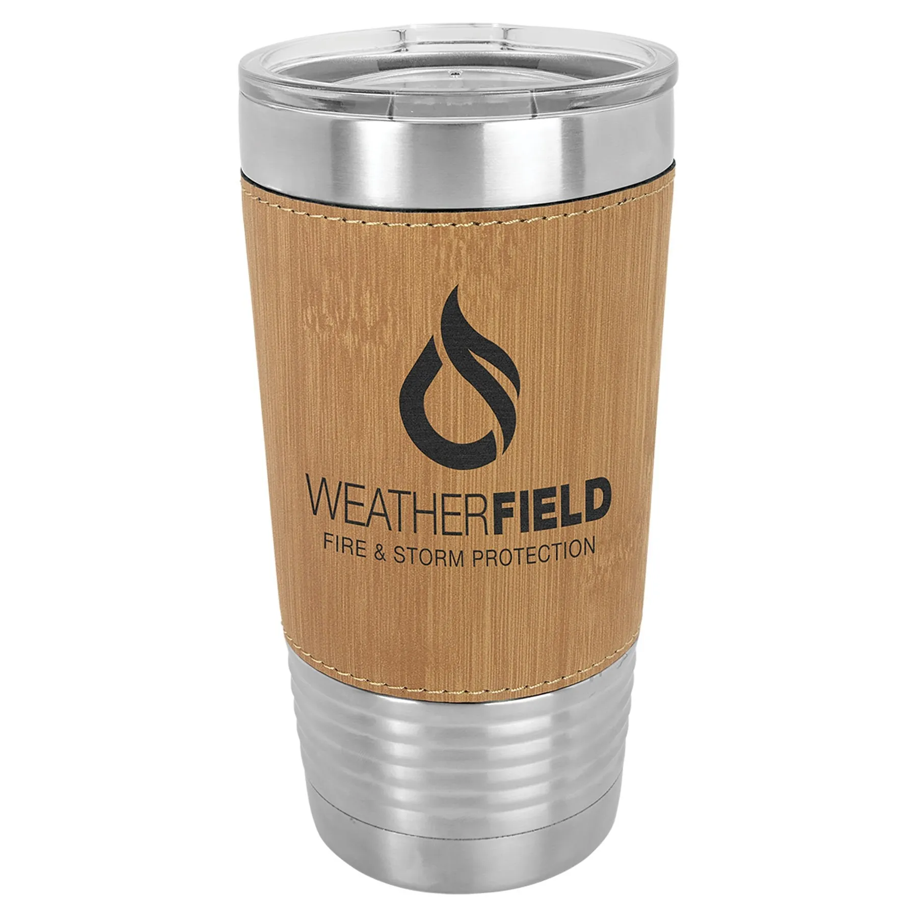 Leatherette Tumbler with Lid