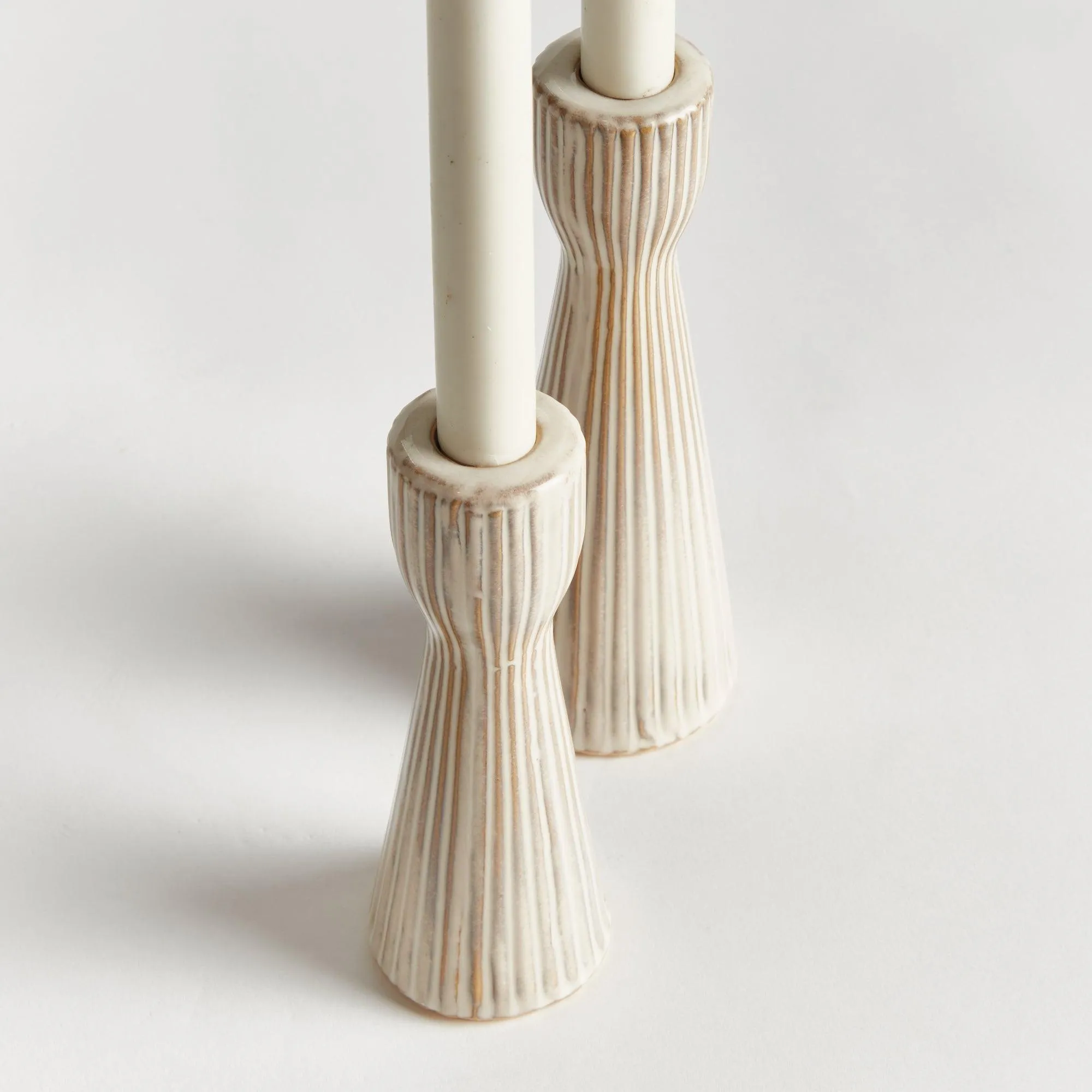 Lesley Taper Holders, Set Of 2