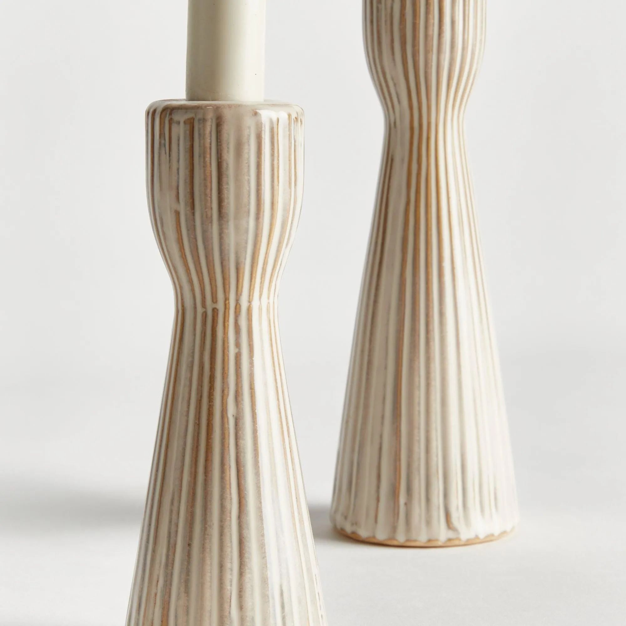 Lesley Taper Holders, Set Of 2