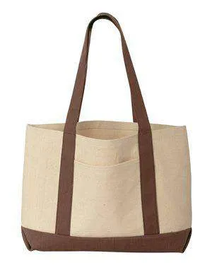 Liberty Bags Leeward Canvas Boat Tote Bag - 8869