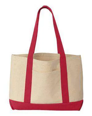 Liberty Bags Leeward Canvas Boat Tote Bag - 8869