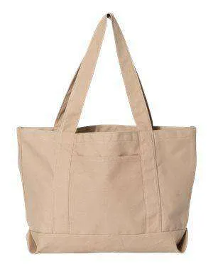 Liberty Bags Premium Gusseted Canvas Tote Bag - 8870