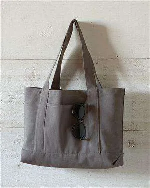 Liberty Bags Premium Gusseted Canvas Tote Bag - 8870