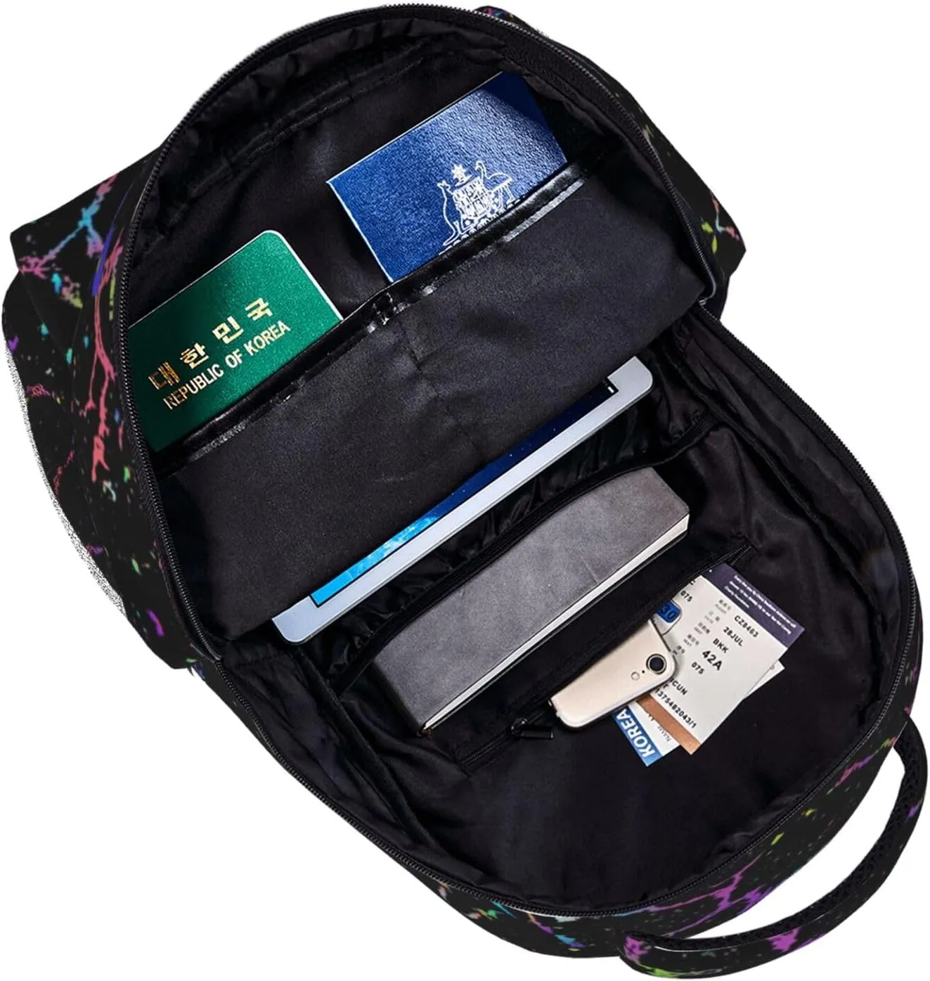 Lightweight Classic Large Capacity Backpack Multifunctional 2 Piece Set Daypack For Adult